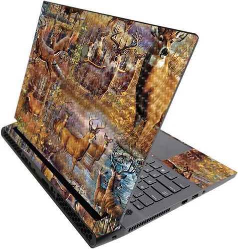 Vista 457 de MightySkins - Skin brillante con purpurina para Alienware M17 R3 (2020) y M17 R4 (2021) - Diversión de los años 90 Acabado duradero con purpurina