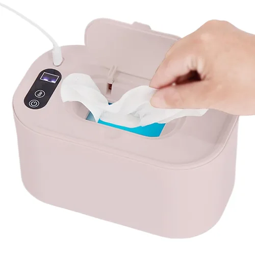 Vista 9 de Calentador de toallitas USB, calentador de toallitas portátil con bloqueo de humedad, dispensador de toallitas USB Calentador de toallitas
