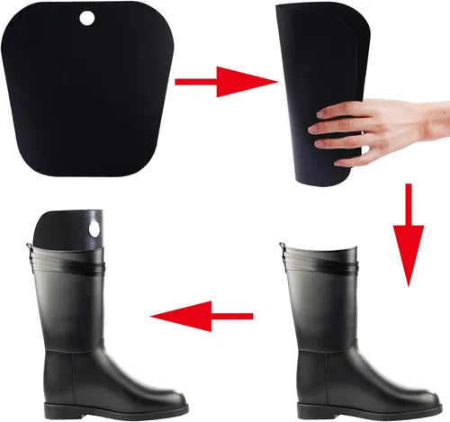 Vista 3 de Ruisita 5 pares (10 hojas) de botas moldeadoras para botas de soporte alto para mujeres y hombres