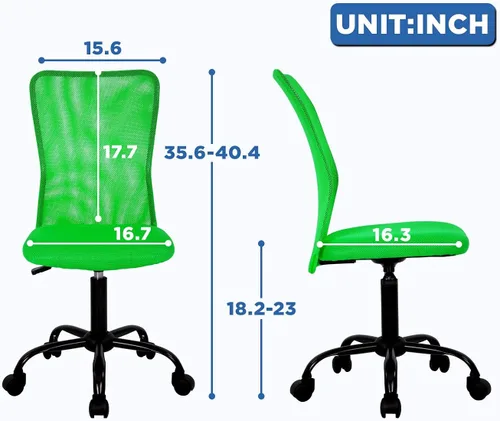 Vista 3 de Silla de oficina ergonómica, silla de escritorio barata de malla, silla de computadora, soporte de espalda, moderna ejecutiva, silla giratoria