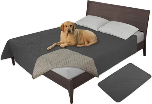 Vista 12 de Easy-Going - Funda impermeable 100% para cama de perro, manta antideslizante para mascotas para muebles, funda lavable para sofá, funda de repuesto