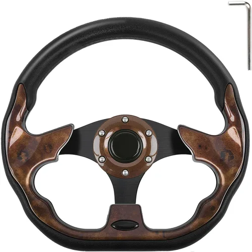 Vista 11 de Volante para carrito de golf, compatible con EZGO TXT RXV, Club Car DS Precedent Tempo, Yamaha G2-G29 para la mayoría de los carritos de golf
