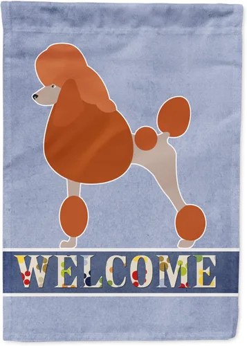 Vista 115 de Caroline's Treasures BB8334GF AIDI Bandera de jardín para perro de montaña del Atlas, bandera de buzón azul, bandera decorativa para patio exterior