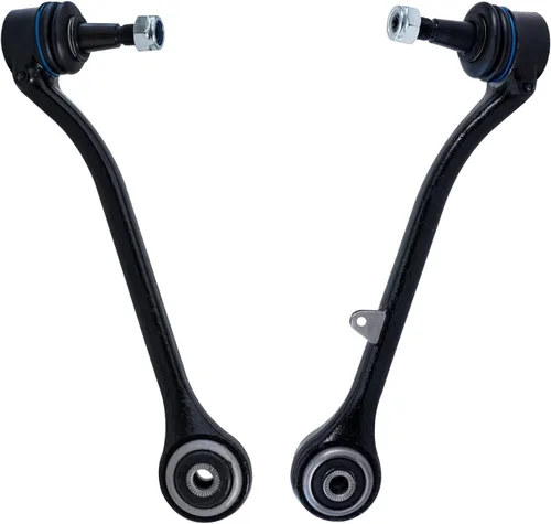 Vista 111 de Detroit Axle - 2 piezas Brazos de control superior delanteros para BMW X5 2007-2018 X6 2008-2019 Brazos de control superior con juntas esféricas