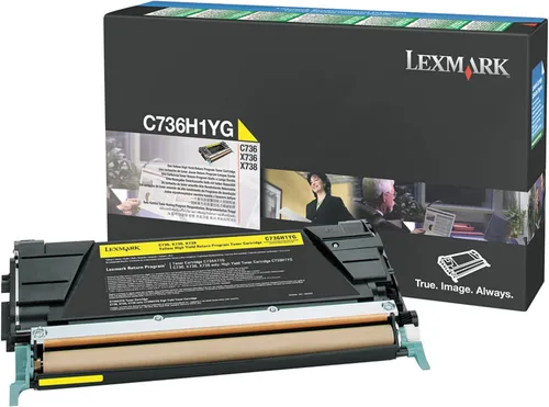 Vista 4 de Lexmark C736H1KG Cartucho de tóner negro del programa de retorno de alto rendimiento