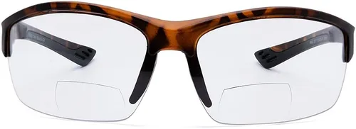 Vista 7 de VITENZI Gafas de seguridad bifocales con lectores, TR90, gafas protectoras de lectura de seguridad deportiva, Chieti Azul