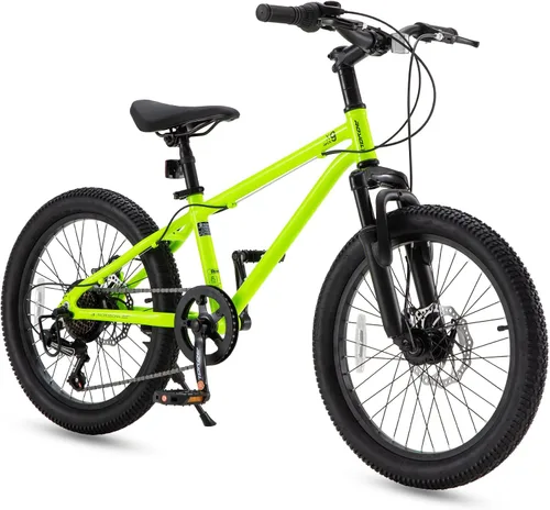 Vista 14 de RoyalBaby Bicicleta de montaña para niños y niñas, bicicleta ultraligera de aluminio con ruedas de 20 a 26 pulgadas para niños de 6 a 14 años