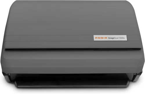 Vista 2 de Ambir ImageScan Pro 820ix (DS820ix-AS) Escáner de ID y documento dúplex de alta velocidad con alimentador automático de documentos y escaneo de 20