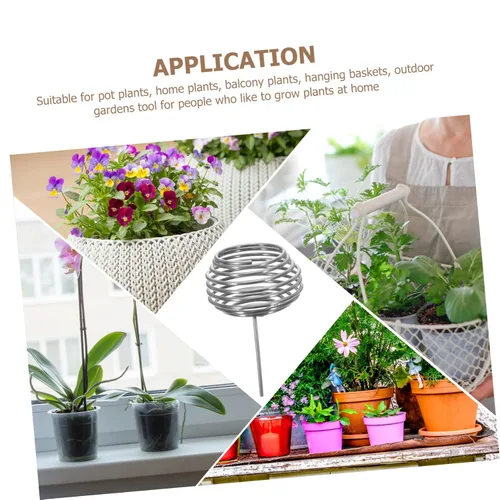 Vista 5 de Yardwe Caja de fertilizante de 50 piezas de fertilizante de orquídea inoxidable Fertilizante Herramientas de fertilizante Bonsái Cestas