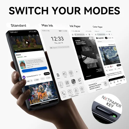 Vista 3 de TCL 60 XE NXTPAPER 5G teléfono Android desbloqueado, pantalla de 6.8 "120Hz
