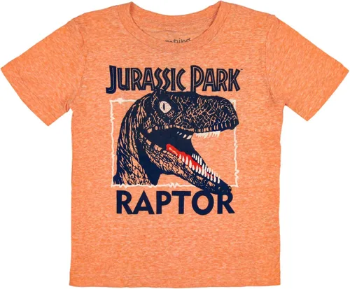 Vista 2 de Jurassic Park - Camiseta con estampado gráfico de dinosaurio Raptor para niños pequeños