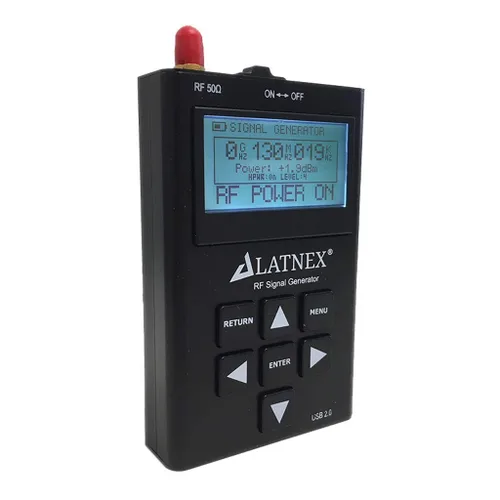 Vista 3 de LATNEX RF-SG6 RF Explorer Generador de Señal Combo de Alta Frecuencia HF Modulación FM Radio Frecuencia Oscilador Fuente CW Barrido Seguimiento