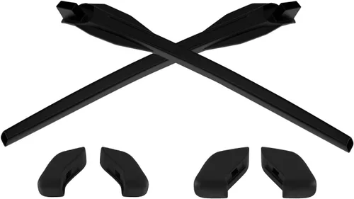 Vista 2 de Kits de goma de repuesto para orejeras y boquillas compatibles con Oakley Flak 2.0 OO9295 Flak 2.0 XL OO9188 Negro