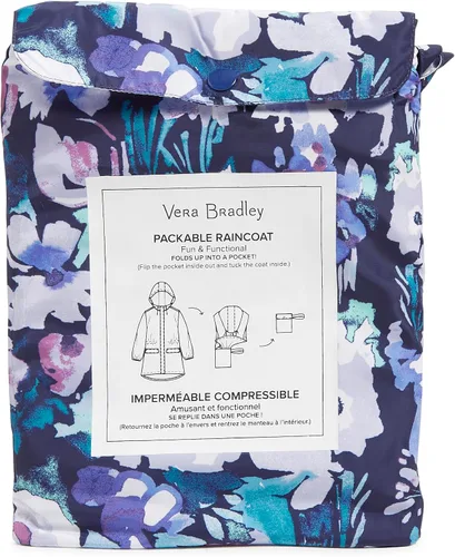 Vista 4 de Vera Bradley Impermeable plegable resistente al agua para mujer
