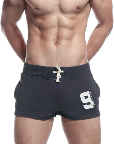 Vista 5 de Pantalones cortos de correr para hombre, de 3 pulgadas, entrepierna de culturismo, entrenamiento, gimnasio, pantalones cortos para hombre