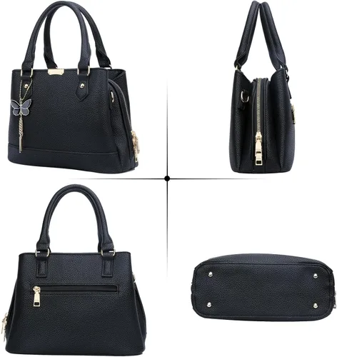 Vista 3 de KKXIU Monederos y bolsos de mano para mujer con asa superior bolso cruzado para mujer