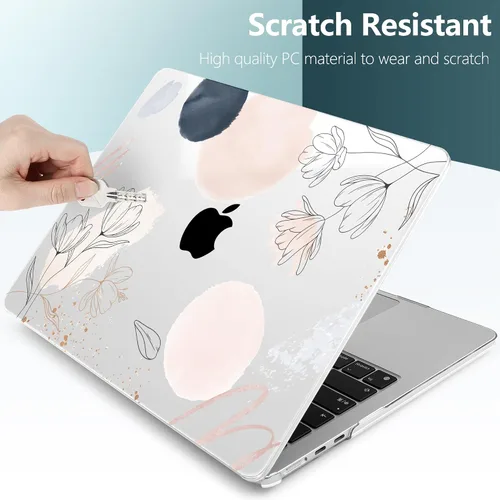 Vista 3 de [Usado] DONGKE Funda para MacBook Air M4 de 13.6 pulgadas 2025 2024 2023 2022 Modelo A3240 A3113 A2681 M3 M2 Chip, carcasa rígida de plástico