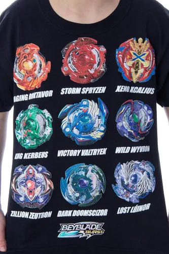 Vista 2 de Beyblade Burst - Camiseta giratoria para niño