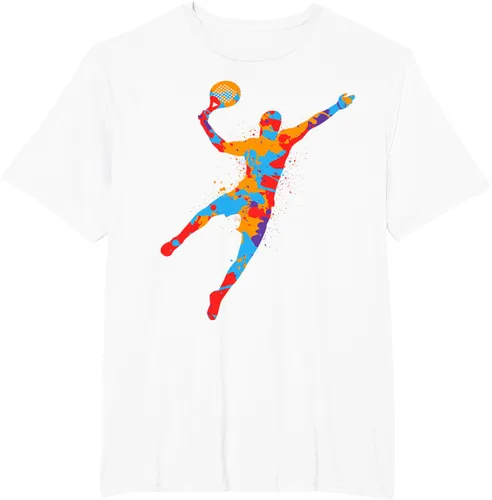 Vista 7 de Playera de Padel Playera Colorida Plataforma Tenis Paddleball Niños Camiseta de Padel