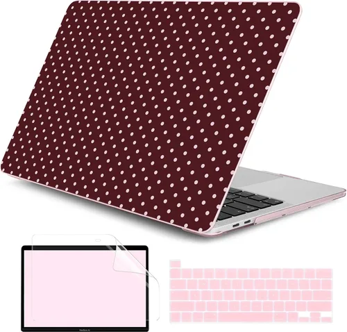 Vista 15 de Funda compatible con MacBook Pro de 13 pulgadas 2024 2023-2020 versión A2338 M2/M1 A2251 A2289 con pantalla Retina y Touch ID, carcasa rígida