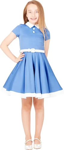Vista 3 de BlackButterfly Vestido para niñas "Lucy" vintage Clarity 50, Negro