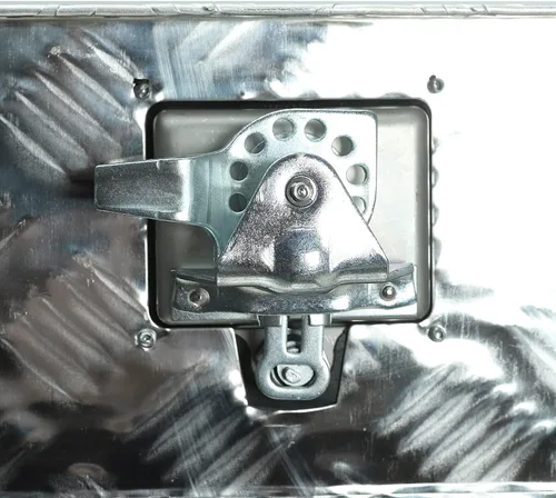 Vista 6 de Caja de herramientas de aluminio de 36 pulgadas, caja de herramientas de 5 bares, caja de herramientas de almacenamiento Orgainzer con pestillo