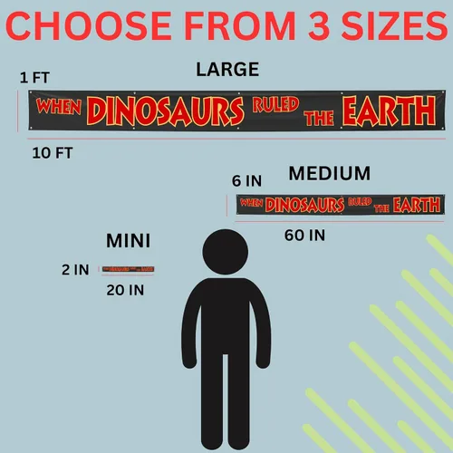 Vista 4 de Cartel de When Dinosaurs Ruled the Earth (2 x 20 pulgadas)