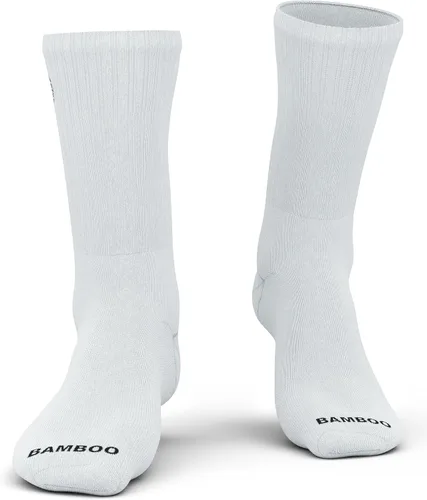 Vista 9 de Bamboo Sports - Calcetines de trabajo de bambú de alta calidad, absorben la humedad, eliminan el olor