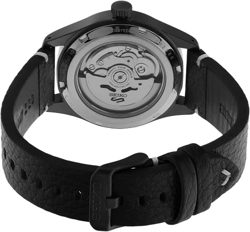 Vista 4 de Seiko Reloj automático deportivo 5 para hombre, Negro -, Elegante