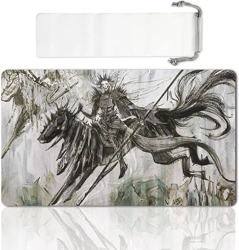 Vista 19 de Juego de mesa MTG Playmat Games Tamaño 60X35 cm CCG Compatible para MTG CCG RPG Juego de cartas coleccionables (Ajani Steadfast)