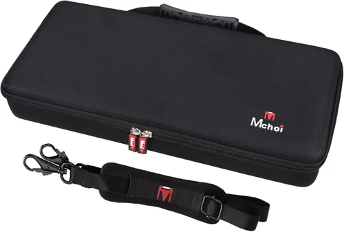 Vista 5 de Mchoi Funda rígida portátil compatible con la impresora móvil inalámbrica Epson Workforce WF-100/WF-110, solo funda (negro)