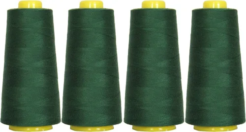 Vista 57 de Threadart Hilo Serger - Costura Poliéster - 2750 Yard Cono 40/2 - Aguamarina Polyester serger thread for overlock sewing, seams and garment