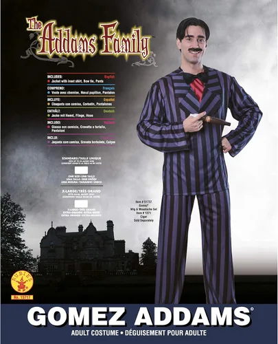 Vista 4 de Disfraz de Gomez Addams de los Locos Addams