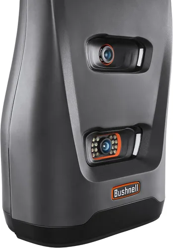 Vista 5 de Bushnell Launch Pro Simulator Bundle - Monitor de lanzamiento portátil con suscripción FSX Play Gold, proyector, recinto y césped