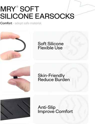 Vista 4 de Mryok Auriculares de repuesto para gafas de sol Oakley Splinter - Opciones