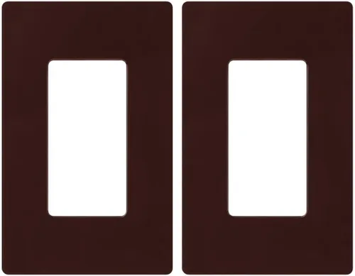 Vista 17 de Lutron Claro - Placa de pared de 1 banda (paquete de 6) CW-1-AL-6 almendra