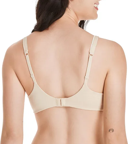 Vista 3 de Hanes Ultimate - Brasier con aros y corte bajo, brasier convertible para camisetas