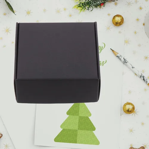Vista 3 de Operitacx Cajas de embalaje de correo 20pcs Cajas de embalaje de cartón para envío Suministros de artesanía Contenedores de papel