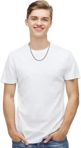 Vista 3 de Cadena de eslabones cubanos para hombre, acero inoxidable para hombre, cadena de plata para mujer, joyería hip hop, collar de cuerda cubana, collar
