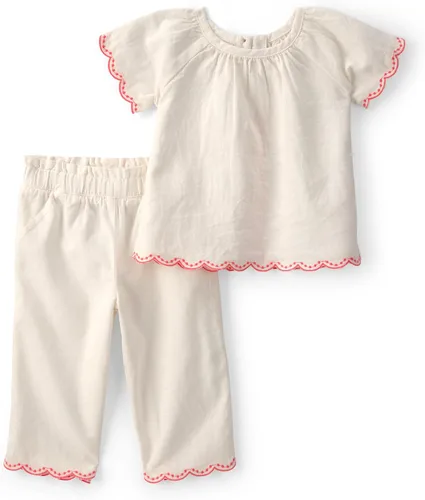 Vista 18 de Carter's Conjunto de pantalón de 2 piezas para niña Flor rosa