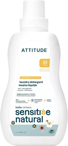 Vista 7 de ATTITUDE - Detergente para ropa de bebé, probado por dermatólogos