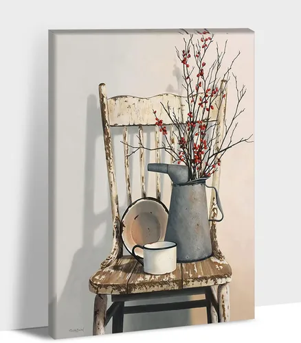 Vista 25 de Arte de pared de granja - Lienzo de arte de pared de margaritas con cita de Jesús, Hoy elijo fe, esperanza, amor, paz, alegría, pintura de flores