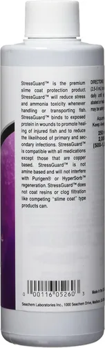 Vista 3 de Seachem StressGuard Slime Coat Protection - Reductor de estrés y amoníaco tóxico 8.5 fl oz