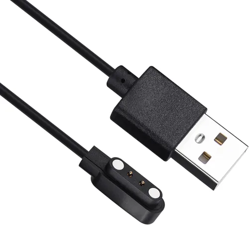 Vista 5 de Cargador de repuesto para collar de ladrido DINJOO, cable de carga magnético para collar de choque de perro, negro