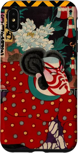 Vista 11 de Funda para iPhone 11 Pro Max Fierce Samurai japonés Kabuki Woodblock