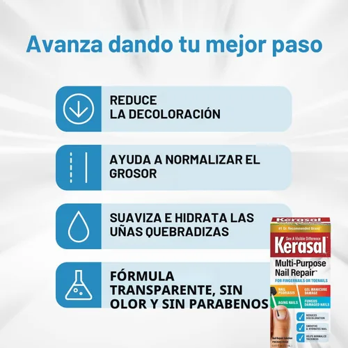 Vista 7 de Kerasal Renovación de uñas y reparación de uñas multiusos Kerasal