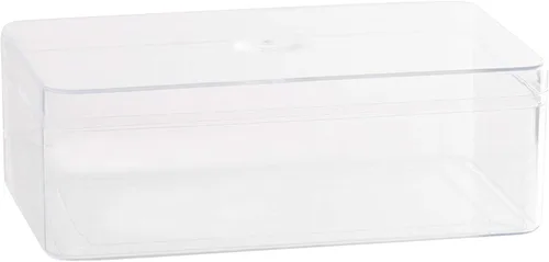 Vista 10 de Hammont Caja de acrílico – Cajas de regalo de fiesta – Cubo transparente con bordes redondeados para regalos, bodas, golosinas, dulces y accesorios