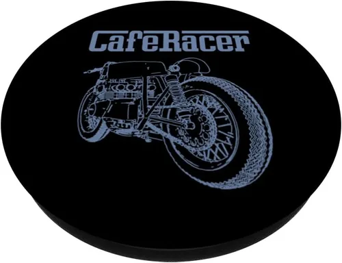 Vista 2 de Cafe Racer Biker Men Women Adult Teens Boys Girls Kids Youth PopSockets Swappable PopGrip