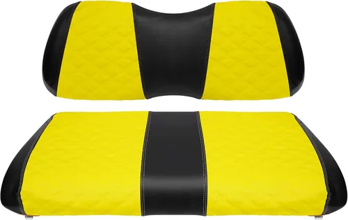 Vista 15 de Fundas de asiento delantero para carrito de golf para Yamaha Drive 2007-2016/Drive 2 2017+ Cojín de asiento universal OEM delantero, fundas de Negro