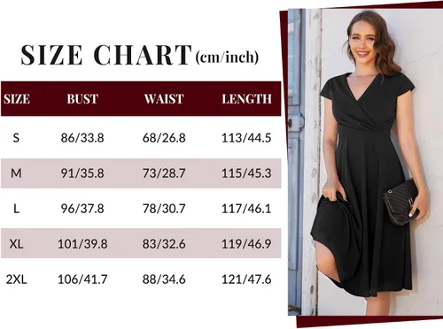 Vista 4 de BeryLove Vestidos formales para mujer, vestidos de regreso a casa, vestidos de cóctel para invitados de boda, elegante vestido casual de iglesia